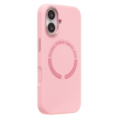 Чехол-накладка для Apple iPhone 17 (Пудровый розовый) SM040 SafeMag