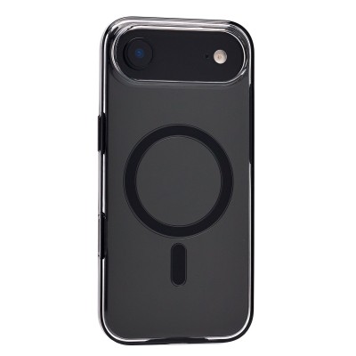 Чехол-накладка для Apple iPhone 17 Air (Прозрачный/Черный) SM041 SafeMag