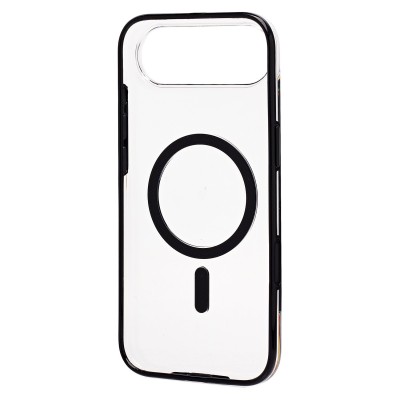Чехол-накладка для Apple iPhone 17 Air (Прозрачный/Черный) SM041 SafeMag