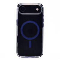 Чехол-накладка для Apple iPhone 17 Air (Прозрачный/Синий) SM041 SafeMag