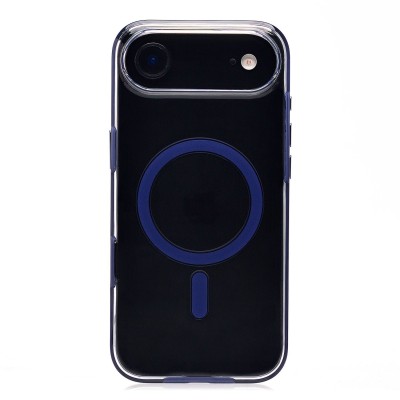 Чехол-накладка для Apple iPhone 17 Air (Прозрачный/Синий) SM041 SafeMag Чехол-накладка для Apple iPhone 17 Air (Прозрачный/Синий) SM041 SafeMag