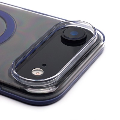 Чехол-накладка для Apple iPhone 17 Air (Прозрачный/Синий) SM041 SafeMag