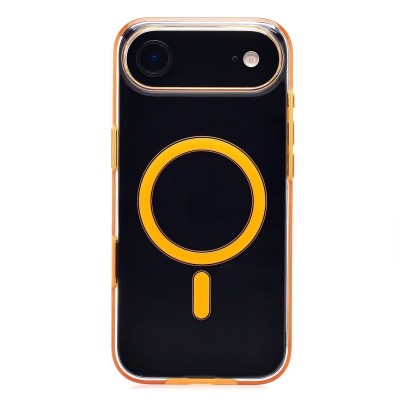 Чехол-накладка для Apple iPhone 17 Air (Прозрачный/Оранжевый) SM041 SafeMag Чехол-накладка для Apple iPhone 17 Air (Прозрачный/Оранжевый) SM041 SafeMag