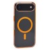 Чехол-накладка для Apple iPhone 17 Air (Прозрачный/Оранжевый) SM041 SafeMag