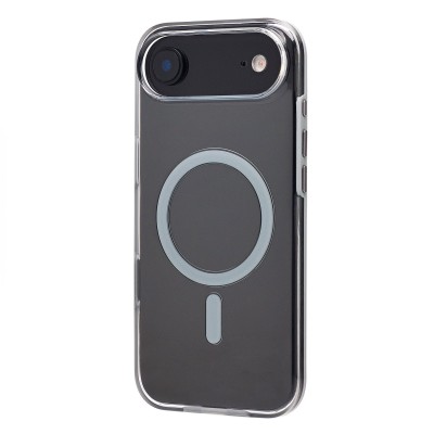 Чехол-накладка для Apple iPhone 17 Air (Прозрачный/Серебро) SM041 SafeMag