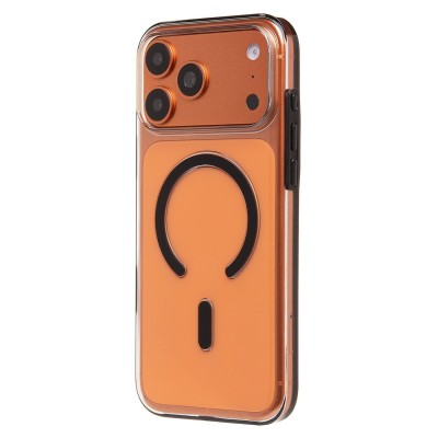 Чехол-накладка для Apple iPhone 17 Pro Max (Прозрачный/Черный) SM041 SafeMag Чехол-накладка для Apple iPhone 17 Pro Max (Прозрачный/Черный) SM041 SafeMag