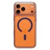 Чехол-накладка для Apple iPhone 17 Pro Max (Прозрачный/Синий) SM041 SafeMag