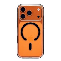 Чехол-накладка для Apple iPhone 17 Pro (Прозрачный/Черный) SM041 SafeMag Чехол-накладка для Apple iPhone 17 Pro (Прозрачный/Черный) SM041 SafeMag