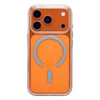 Чехол-накладка для Apple iPhone 17 Pro (Прозрачный/Серебро) SM041 SafeMag Чехол-накладка для Apple iPhone 17 Pro (Прозрачный/Серебро) SM041 SafeMag