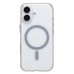 Чехол-накладка для Apple iPhone 17 (Прозрачный/Серебро) SM041 SafeMag