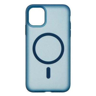 Чехол-накладка для Apple iPhone 11 (Темно-синий) SM042 SafeMag Чехол-накладка для Apple iPhone 11 (Темно-синий) SM042 SafeMag