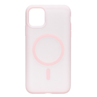Чехол-накладка для Apple iPhone 11 (Светло-розовый) SM042 SafeMag