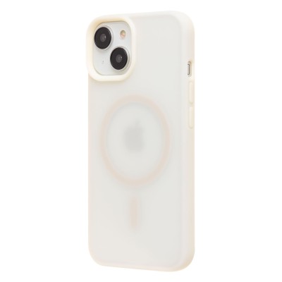 Чехол-накладка для Apple iPhone 14 (Античный Белый) SM042 SafeMag Чехол-накладка для Apple iPhone 14 (Античный Белый) SM042 SafeMag