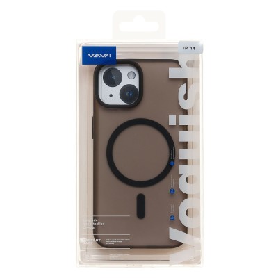Чехол-накладка для Apple iPhone 14 (Черный) SM042 SafeMag