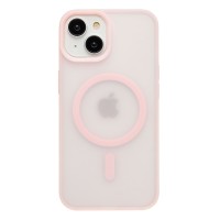 Чехол-накладка для Apple iPhone 14 (Светло-розовый) SM042 SafeMag
