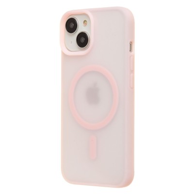 Чехол-накладка для Apple iPhone 14 (Светло-розовый) SM042 SafeMag