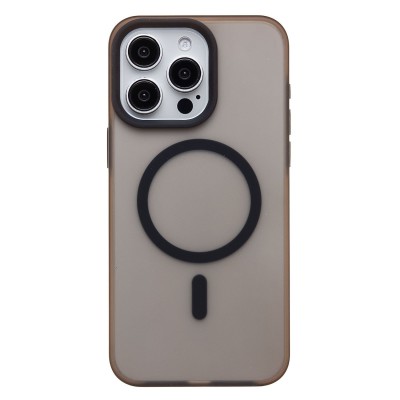 Чехол-накладка для Apple iPhone 15 Pro Max (Черный) SM042 SafeMag