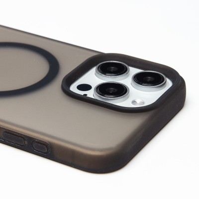 Чехол-накладка для Apple iPhone 15 Pro Max (Черный) SM042 SafeMag