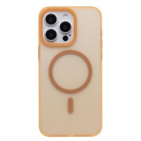 Чехол-накладка для Apple iPhone 15 Pro Max (Кофейный) SM042 SafeMag