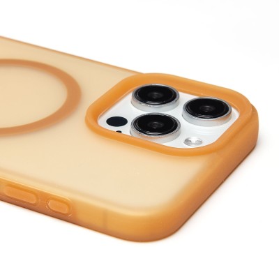 Чехол-накладка для Apple iPhone 15 Pro Max (Кофейный) SM042 SafeMag Чехол-накладка для Apple iPhone 15 Pro Max (Кофейный) SM042 SafeMag
