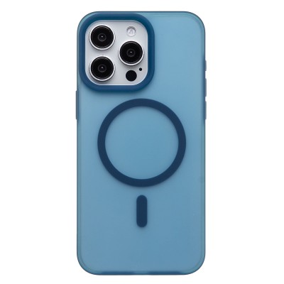 Чехол-накладка для Apple iPhone 15 Pro Max (Темно-синий) SM042 SafeMag