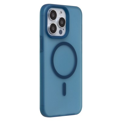 Чехол-накладка для Apple iPhone 15 Pro Max (Темно-синий) SM042 SafeMag Чехол-накладка для Apple iPhone 15 Pro Max (Темно-синий) SM042 SafeMag