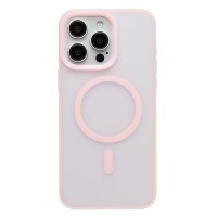 Чехол-накладка для Apple iPhone 15 Pro Max (Светло-розовый) SM042 SafeMag