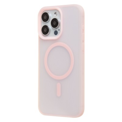 Чехол-накладка для Apple iPhone 15 Pro Max (Светло-розовый) SM042 SafeMag