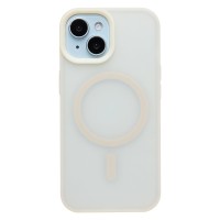 Чехол-накладка для Apple iPhone 15 (Античный Белый) SM042 SafeMag Чехол-накладка для Apple iPhone 15 (Античный Белый) SM042 SafeMag