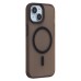Чехол-накладка для Apple iPhone 15 (Черный) SM042 SafeMag