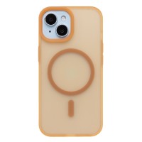 Чехол-накладка для Apple iPhone 15 (Кофейный) SM042 SafeMag