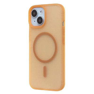 Чехол-накладка для Apple iPhone 15 (Кофейный) SM042 SafeMag