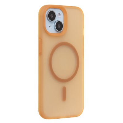 Чехол-накладка для Apple iPhone 15 (Кофейный) SM042 SafeMag