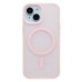 Чехол-накладка для Apple iPhone 15 (Светло-розовый) SM042 SafeMag