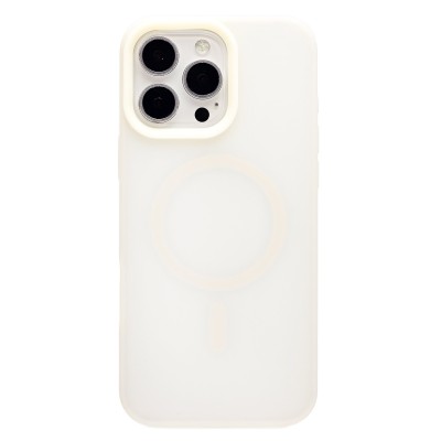 Чехол-накладка для Apple iPhone 16 Pro Max (Античный Белый) SM042 SafeMag