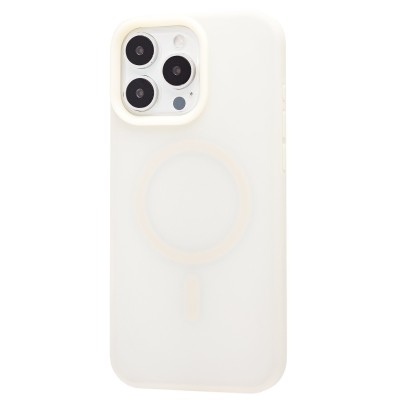 Чехол-накладка для Apple iPhone 16 Pro Max (Античный Белый) SM042 SafeMag