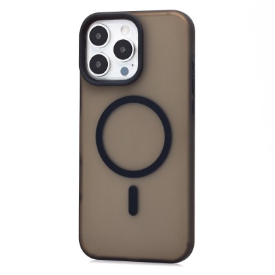 Чехол-накладка для Apple iPhone 16 Pro Max (Черный) SM042 SafeMag
