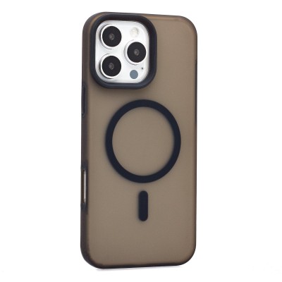 Чехол-накладка для Apple iPhone 16 Pro Max (Черный) SM042 SafeMag