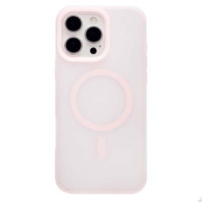 Чехол-накладка для Apple iPhone 16 Pro Max (Светло-розовый) SM042 SafeMag Чехол-накладка для Apple iPhone 16 Pro Max (Светло-розовый) SM042 SafeMag