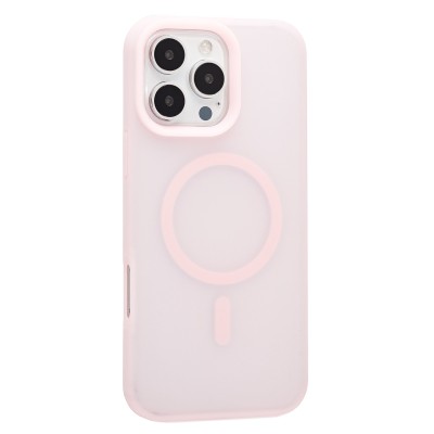Чехол-накладка для Apple iPhone 16 Pro Max (Светло-розовый) SM042 SafeMag