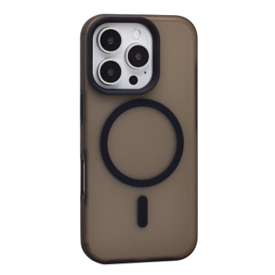 Чехол-накладка для Apple iPhone 16 Pro (Черный) SM042 SafeMag Чехол-накладка для Apple iPhone 16 Pro (Черный) SM042 SafeMag