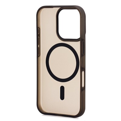 Чехол-накладка для Apple iPhone 16 Pro (Черный) SM042 SafeMag Чехол-накладка для Apple iPhone 16 Pro (Черный) SM042 SafeMag