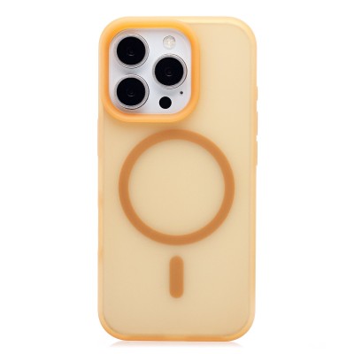 Чехол-накладка для Apple iPhone 16 Pro (Кофейный) SM042 SafeMag