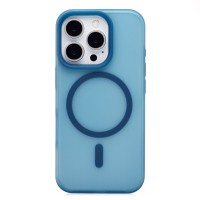Чехол-накладка для Apple iPhone 16 Pro (Темно-синий) SM042 SafeMag
