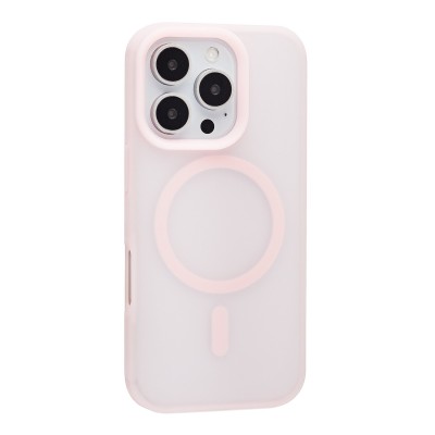 Чехол-накладка для Apple iPhone 16 Pro (Светло-розовый) SM042 SafeMag