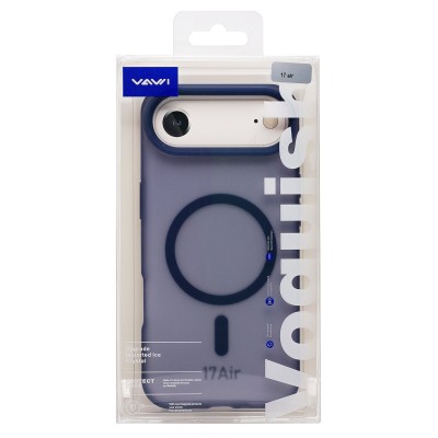 Чехол-накладка для Apple iPhone 17 Air (Темно-синий) SM042 SafeMag