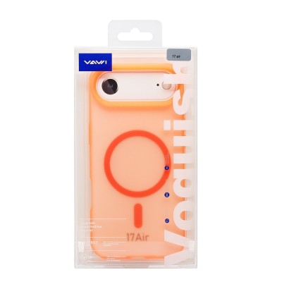 Чехол-накладка для Apple iPhone 17 Air (Оранжевый) SM042 SafeMag