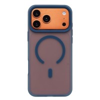 Чехол-накладка для Apple iPhone 17 Pro Max (Темно-синий) SM042 SafeMag