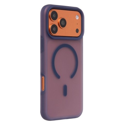 Чехол-накладка для Apple iPhone 17 Pro Max (Темно-синий) SM042 SafeMag