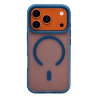 Чехол-накладка для Apple iPhone 17 Pro (Темно-синий) SM042 SafeMag